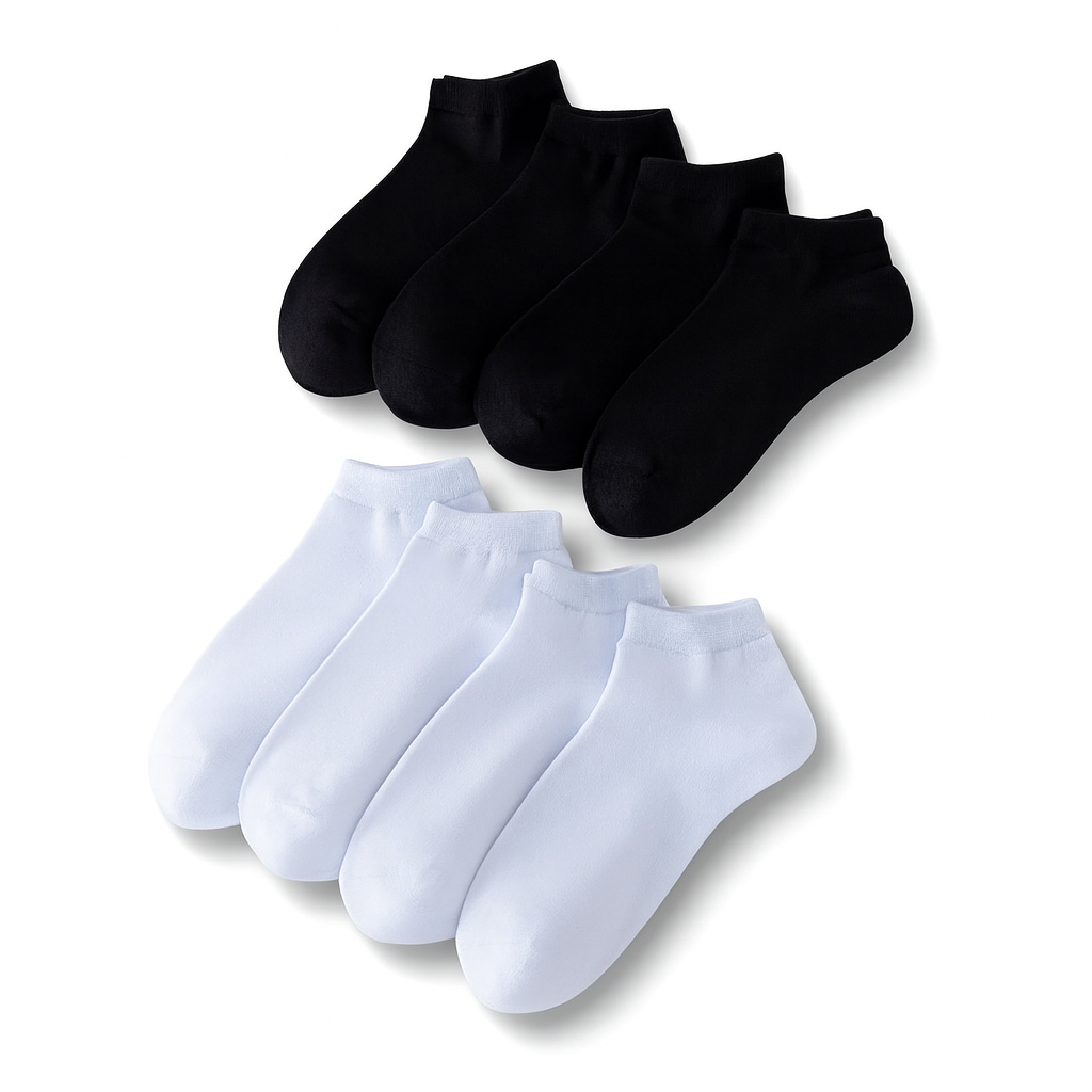Bambustrumpor ankel 4 pack